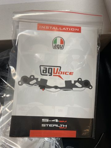 745292-4 AGVoice AGV Blue Tooth InterCom fits in helmets size L-XXL