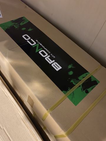 745327-6 Snow plow with mounting bracket for ATV - Bronco - New in cardboard