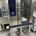 751338-1 New Rational iCombi Pro 10-1 / 1 from 2020 with floor stand for 14 GN1 / 1. Connected never used