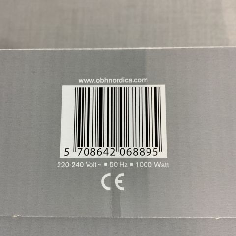 756537-3 Sandwich Maker OBH Nordica Onyx