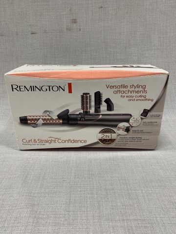 756787-2 Hot Air Brushes Remington AS8606 Curl & Straight Confidence Rotating Hot Air Styler
