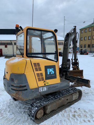 756707-4 Track excavator Volvo EC35 -2006 (2215.7h) with rototilt and bucket