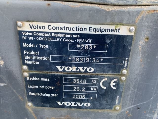 756707-16 Track excavator Volvo EC35 -2006 (2215.7h) with rototilt and bucket