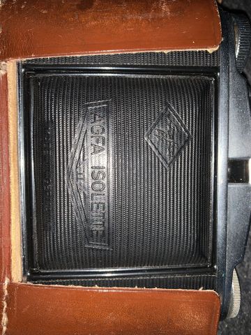 686413-3 Vintage camera Agfa isolette 2 with accessories