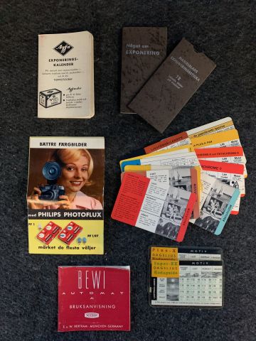 686413-8 Vintage camera Agfa isolette 2 with accessories