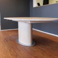 677011-4 Table Skovby SM 73 in white oiled oak