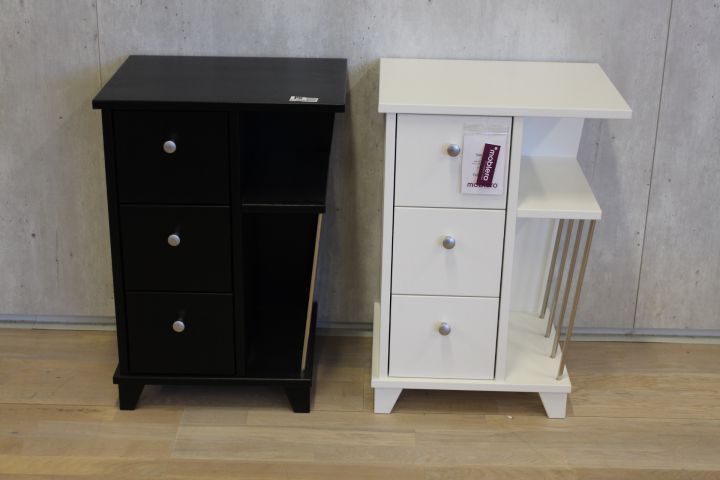 677086-1 2 Bedside tables Zebra Collection Silva