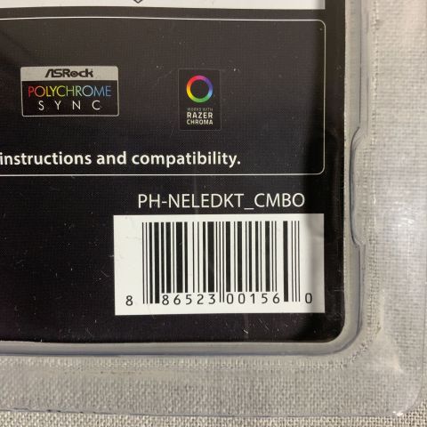 757369-3 Phanteks Neon Digital RGB LED Strip Combo Set 2x40cm