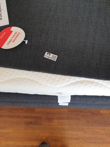 677067-9 Double bed continental bed Jensen Ambassador 180x200cm