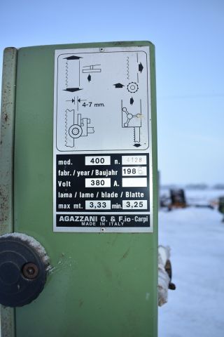 503197-7 Bandsaw Agazzani 400