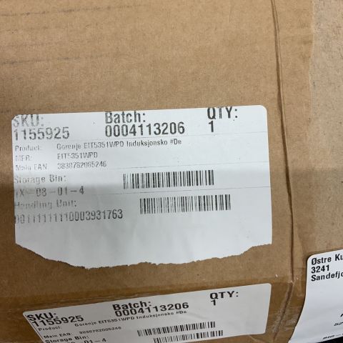 757860-3 Induction cooker Gorenje EIT5351WPD