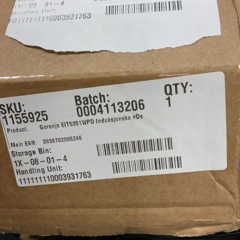 757860-4 Induction cooker Gorenje EIT5351WPD