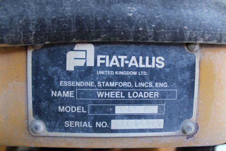 674294-31 Wheel loader Fiat - Allis 545-B -84