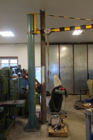 758103-4 Swinging crane with GIS chain counting