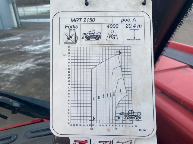 758114-9 Telescopic loader Manitou MRT2150P +