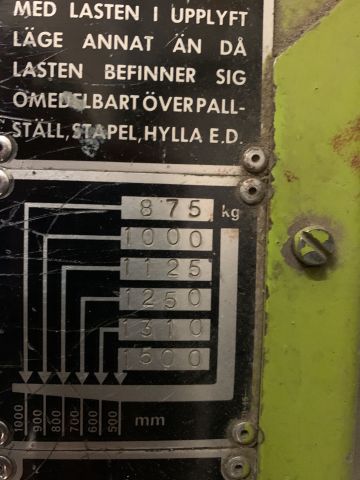 717936-10 Counterbalance Forklift BT Clark TM-15 (7131.5 h)