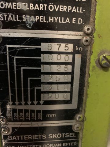 717936-11 Counterbalance Forklift BT Clark TM-15 (7131.5 h)
