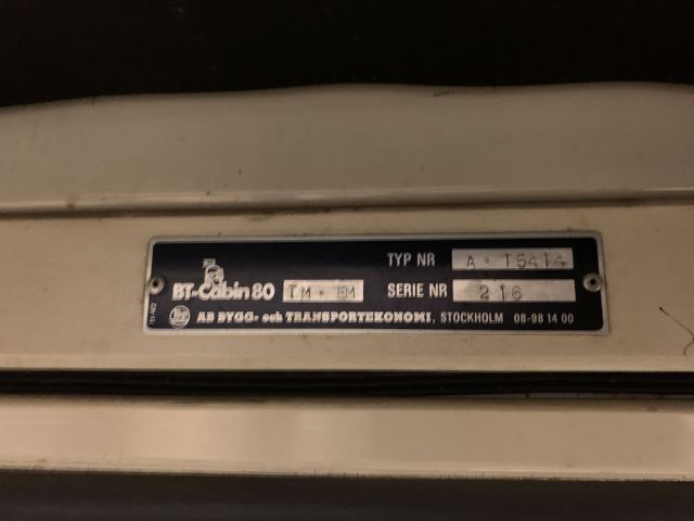 717936-18 Counterbalance Forklift BT Clark TM-15 (7131.5 h)