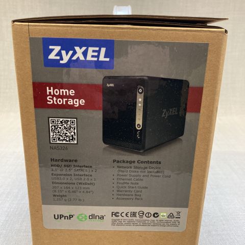 757958-3 NAS ZyXEL NAS326 2-Bay
