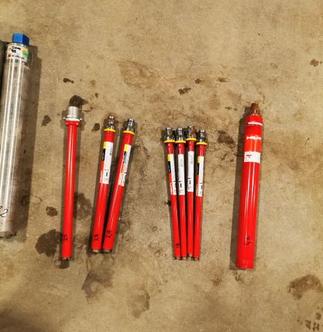 759747-8 Core drill "DD 150-U" from HILTI + various drills