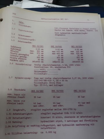 759931-26 Wedge track machine Thyssen HKZ 50/450