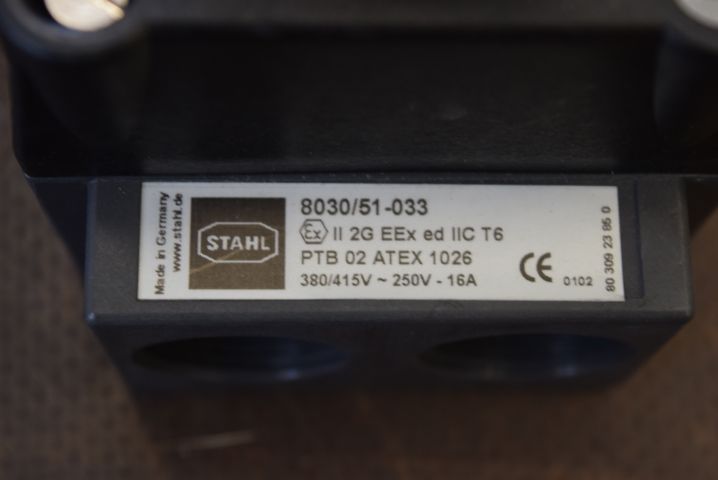 685571-2 Rotary switch 2 STAHL 8030 / 51-033