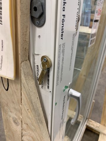 760852-4 Window door Nordic Windows Scale Outward-facing HH Single door 3-Glass PVC WxH: 100x200 cm