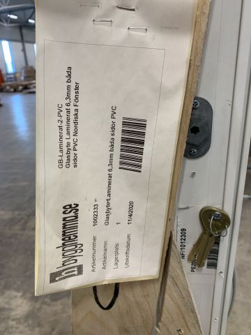 760852-6 Window door Nordic Windows Scale Outward-facing HH Single door 3-Glass PVC WxH: 100x200 cm