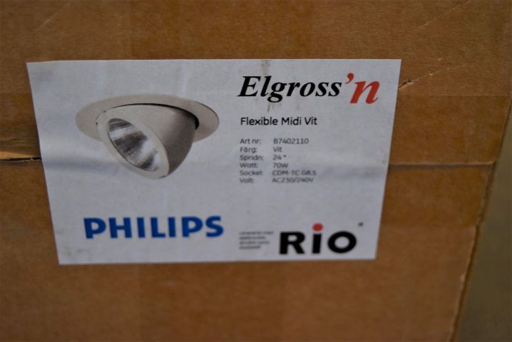 685717-2 Lysarmaturer 3st Elgross'n Flexible Midi Vit C70E