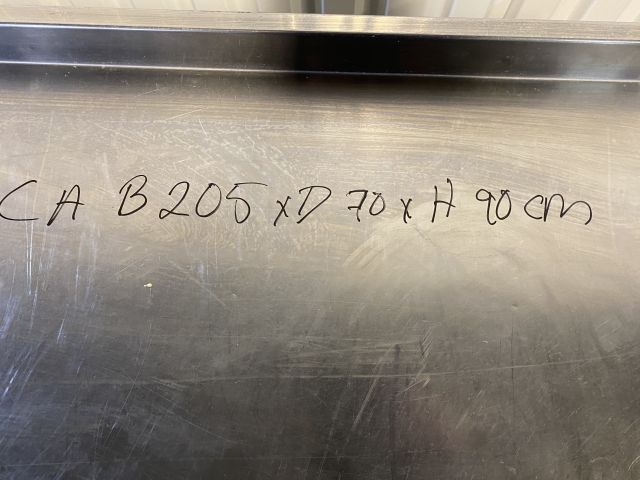 762509-6 Kema Blue Line cooling bench with 11 drawers, folded back edge