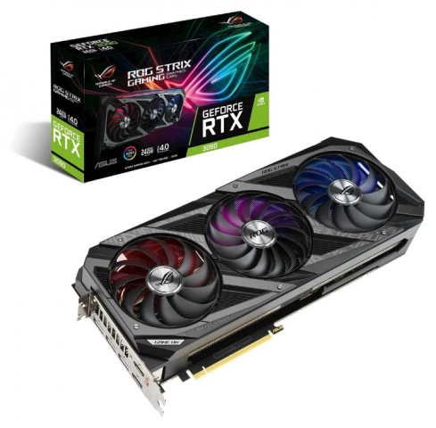 762729-1 Grafikkort ASUS Geforce RTX 3090 ROG STRIX GAMING 24G