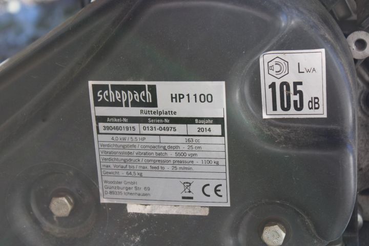 719466-6 Markvibrator (padda) Scheppach HP1100