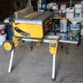 719473-3 Table saw, DeWalt DWE745 with stand