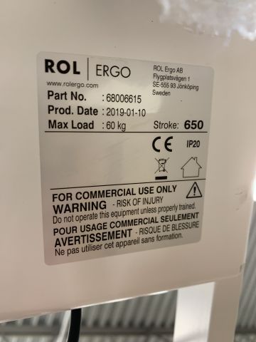 764100-3 Raise and lower desk stand 1200x800mm