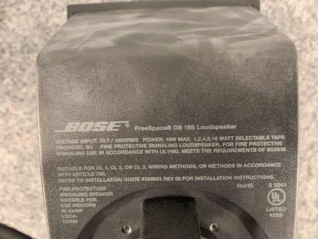 758515-17 Speakers and power amplifiers Bosch and Bose