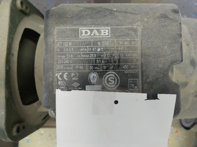 607545-2 Water pump Dab Jet 102 M