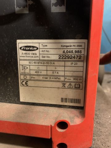 764469-4 TIG welder Fronius MagicWave 3000