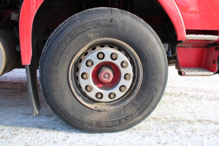 765576-58 Roll barrel changer with hook arm Volvo FH12-37 8X4 1999 414 hp