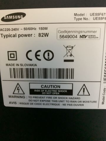 744389-6 Samsung Smart Tv 55 ”