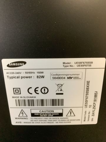 744389-12 Samsung Smart Tv 55 ”