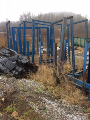 762664-1 Scaffolding with H-beam and square pipe