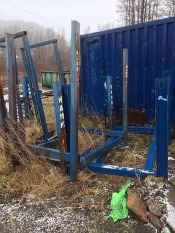 762664-2 Scaffolding with H-beam and square pipe