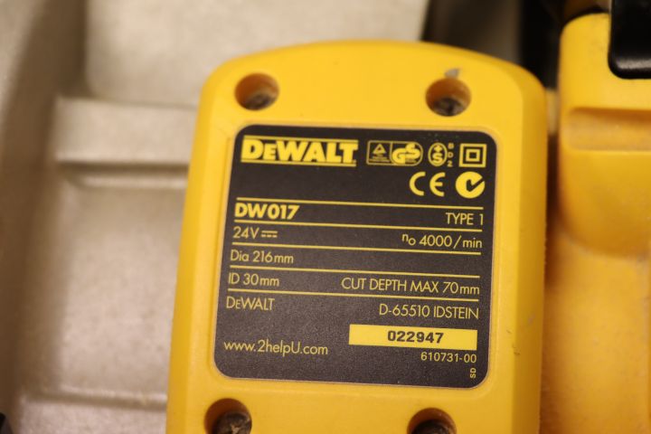 658998-2 Kap / Gersåg Dewalt DW017