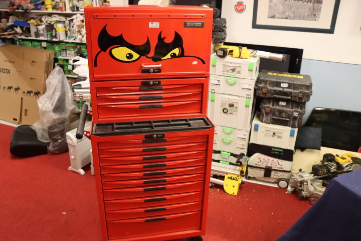 659004-4 Teng Tools Tool trolley with lots of tools