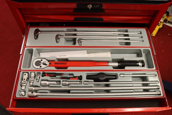 659004-16 Teng Tools Tool trolley with lots of tools