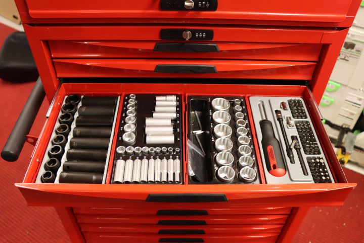 659004-20 Teng Tools Tool trolley with lots of tools