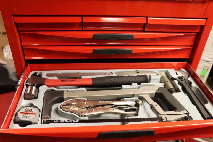 659004-24 Teng Tools Tool trolley with lots of tools