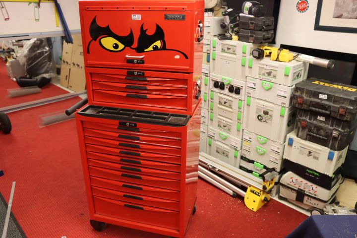 659004-28 Teng Tools Tool trolley with lots of tools