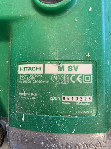 760458-3 Hand router Hitachi M 8V with accessories