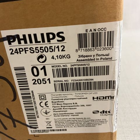766756-3 Philips 24 "Full HD HD TV 24PFS5505 (2020)